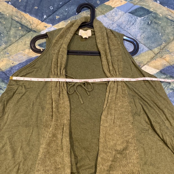 SHAE Green Cardigan Tie Around Womens Large Worn Excellent Condition - Picture 8 of 10